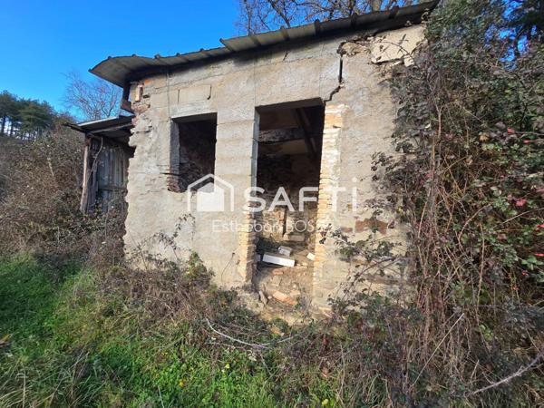 Terrain 2 ha en coteau