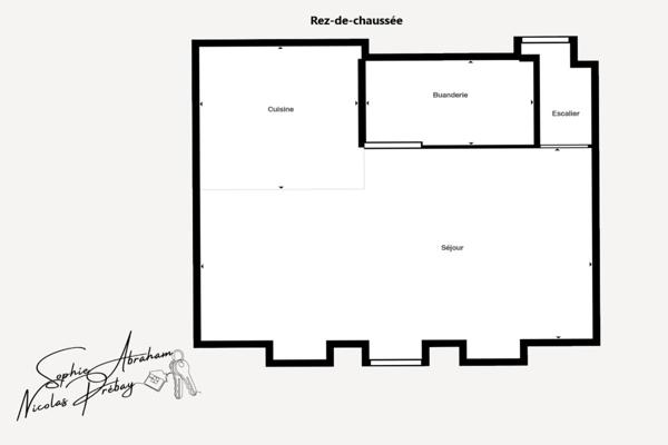 Exclusivité ! Maison en pierres sans travaux de 4 pièces, 3 chambres