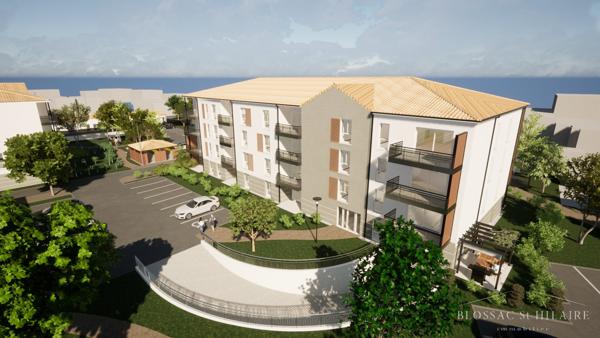 NEUVILLE-DE-POITOU, Appartement neuf T2 de 44.65m²