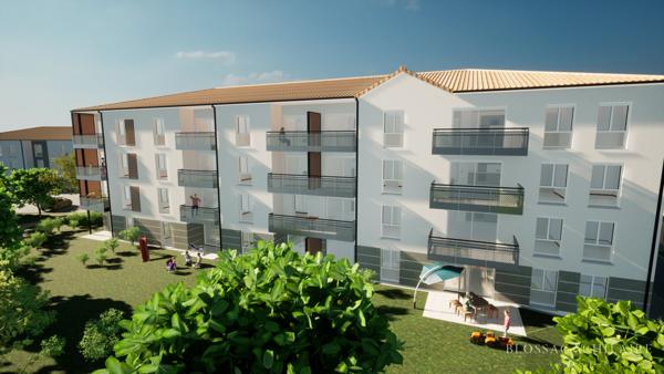 NEUVILLE-DE-POITOU, Appartement neuf T2 de 44.65m²