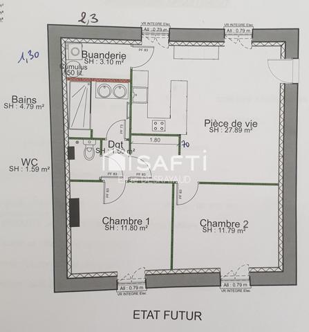 Plateau avant travaux