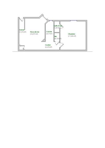 Appartement à vendre 2 pièces 39,16 m² Paris 14