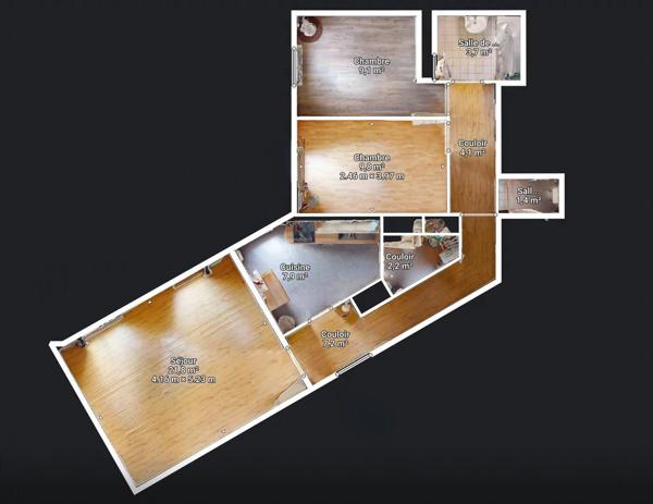 Vente Appartement 3 pièces 69 m2 à Chartres