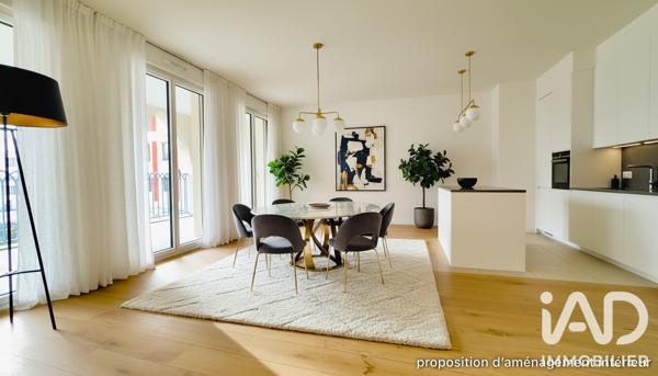 Appartement à vendre 3 pièces 62,77 m² Le Plessis-Robinson