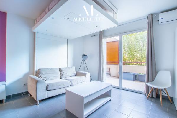 Marseille (13013) LIMA - T1 meublé de 25 m² avec terrasse et parjing