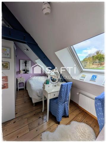 Duplex de standing situé au dernier étage, vue port, entièrement rénové, au cœur du port de Binic,