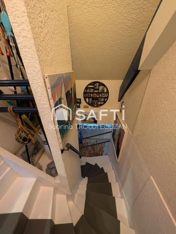 Duplex de standing situé au dernier étage, vue port, entièrement rénové, au cœur du port de Binic,