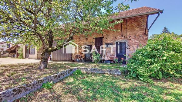 Moirans, Ancien atelier à rénover sur terrain de 1100m²