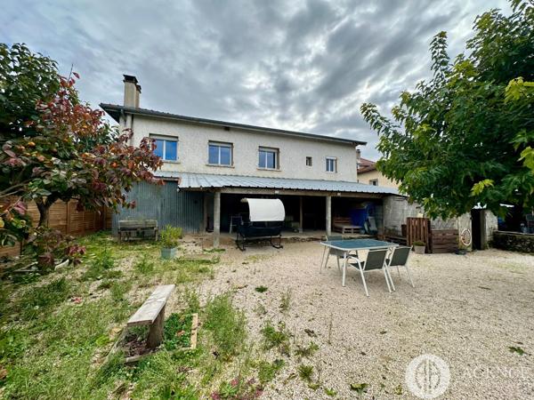 Épinouze (26210) À vendre – Grande maison familiale avec terrain de 5240 m² et accès à la rivière