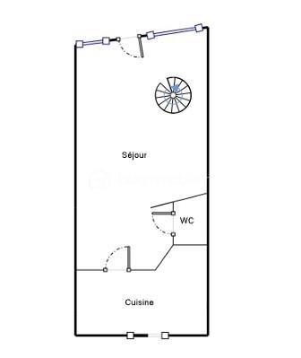 Immeuble mixte de 140 m²