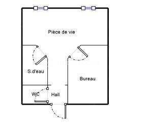Immeuble mixte de 140 m²