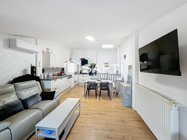 Triplex 73m2 avec deux suites parentales et balcon