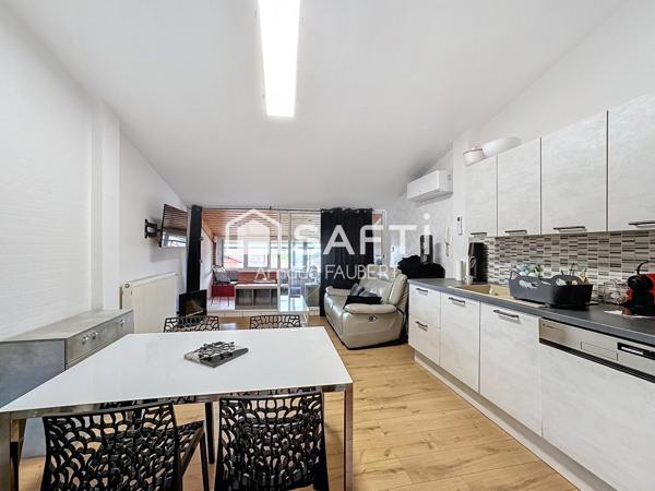 Triplex 73m2 avec deux suites parentales et balcon