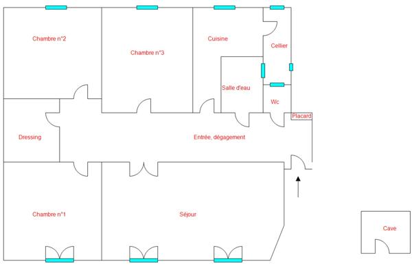 Appartement 4 pièces 112.49 m2