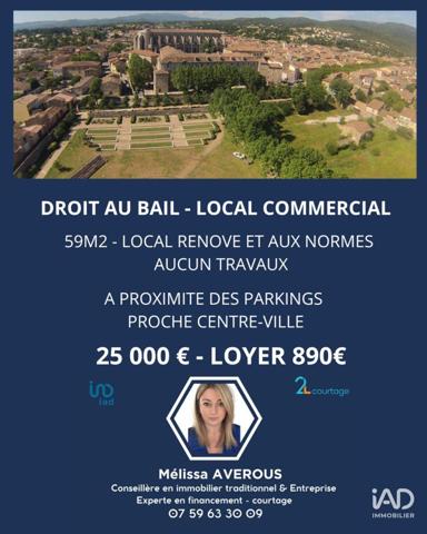 Local d’activité à vendre 59 m² Saint-Maximin-la-Sainte-Baume