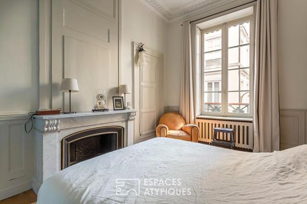 Haussmannien rénové avec balcon quartier Ainay