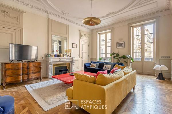 Haussmannien rénové avec balcon quartier Ainay
