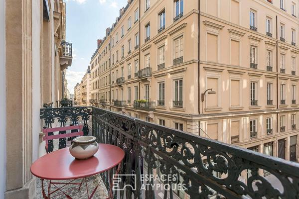 Haussmannien rénové avec balcon quartier Ainay