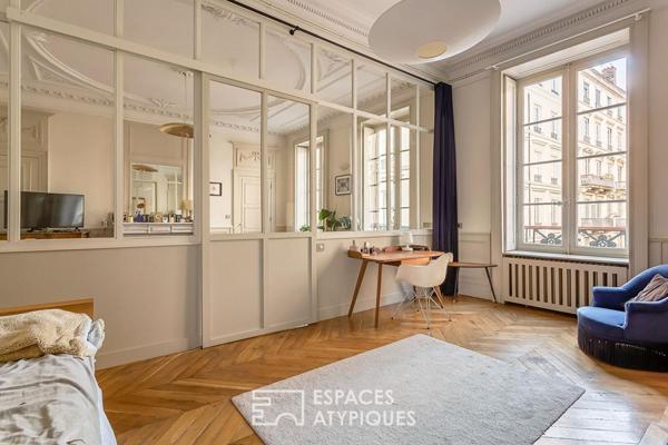 Haussmannien rénové avec balcon quartier Ainay