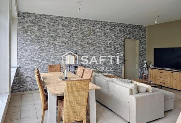 A vendre appartement T3 à Richemont avec balcon
