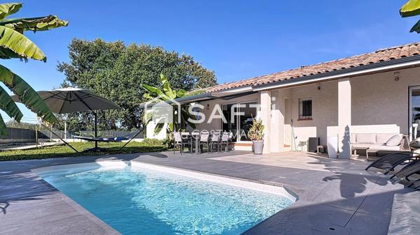 Maison récente avec piscine au calme