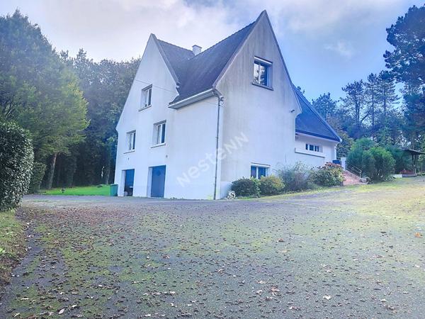 Vente maison familiale de 213m2 à Chateaubriant avec cinq chambres, sur un terrain arboré de plus de 2 hectares avec piscine