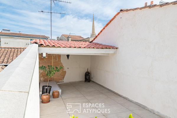 Maison loft minimaliste avec rooftop