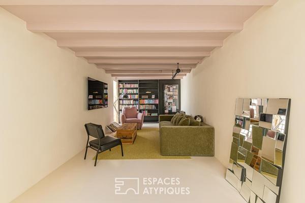 Maison loft minimaliste avec rooftop