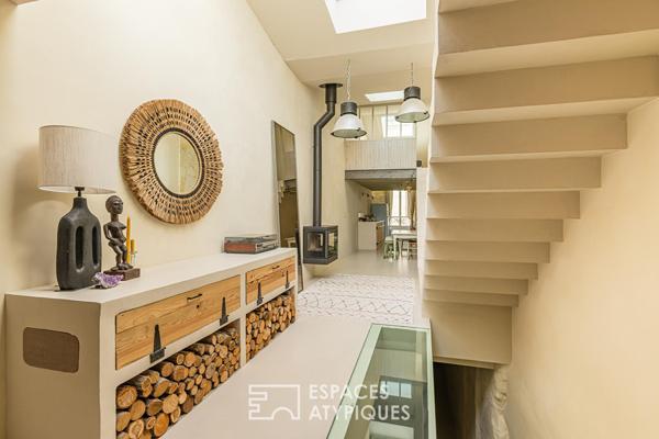 Maison loft minimaliste avec rooftop