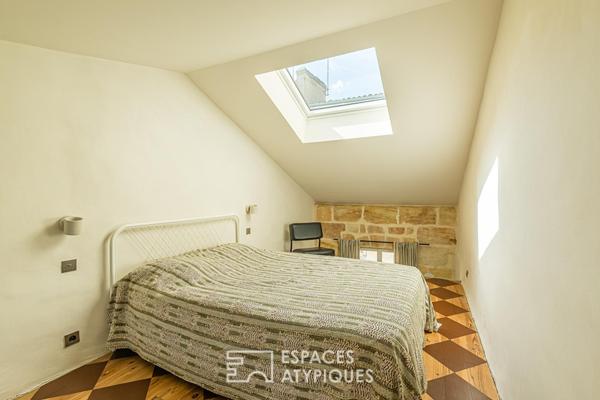 Maison loft minimaliste avec rooftop