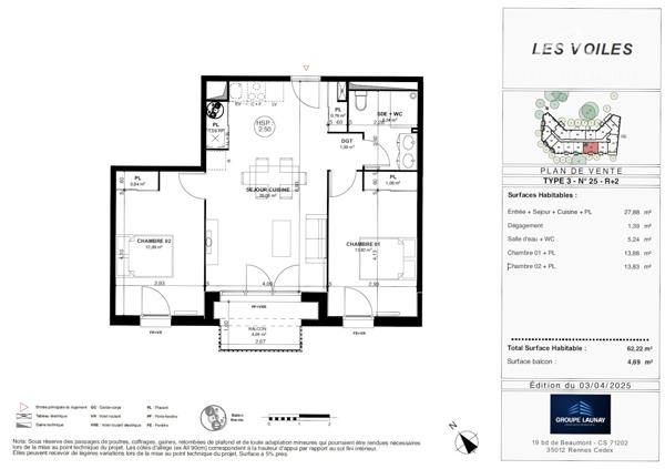Appartement 3 pièces secteur Mauret Détails des diagnostics énergétiques