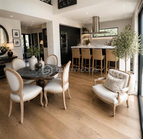 **Et si votre prochaine maison était aussi votre plus beau cadre de vie ? 🌿**

En exclusivité à seulement **20 min de Montpellier**, (Mas Arnaud) découvrez cette belle villa familiale de **182 m²**, nichée sur un terrain arboré de **1 650 m² sans vis-à-vis**.

✨ Une grande pièce de vie lumineuse d’environ 63 m² ouverte sur l’extérieur cuisine haut de gamme double four, armoire frigorifique.
🛏️ 5 chambres dont une suite parentale en rez-de-chaussée de plus de 20m2
🏊 Piscine au sel
🌳 Jardin arboré avec potager et arbres fruitiers
❄️ Climatisation gainable
🚗 Garage et nombreux stationnements

Un environnement rare où l’on profite pleinement de l’espace, de la nature et de la tranquillité, tout en restant proche de Montpellier.

Les plans sont disponibles, il est possible d'ouvrir entièrement l'espace afin d'obtenir une grande pièce ouverte aussi des visuels d'aménagements selon ces ouvertures sont visible.

📞 **Une maison à découvrir sur place pour en ressentir pleinement le charme.**
Céline Taormina – BSK Immobilier | Disponible 7j/7