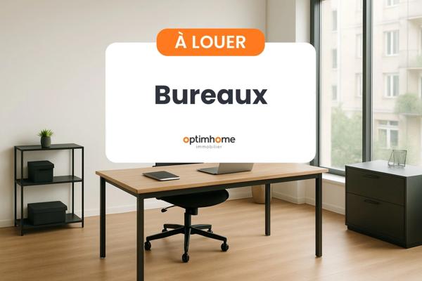 GUJAN MESTRAS Centre Ville - bureau de 13m² libre à louer meublé - toute activité possible (sans nuisances)