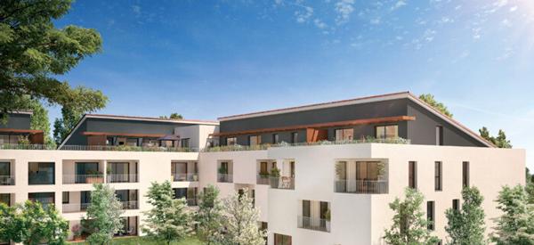 Appartement T3 - 70m² habitable environ avec terrasse et 2 parking