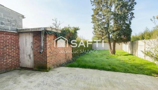 Maison 3 pièces avec grand jardin