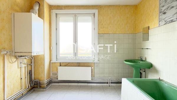 Maison 3 pièces avec grand jardin