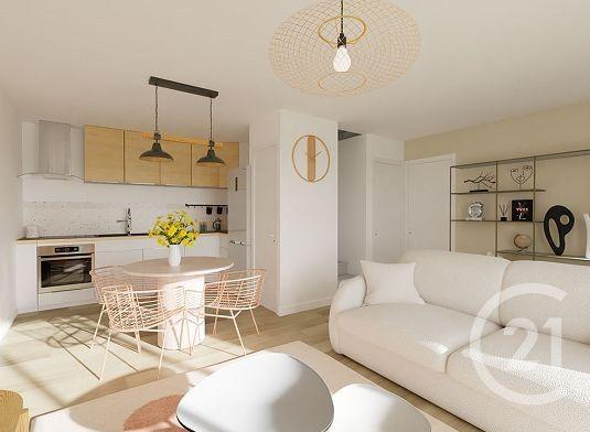 Appartement T2 à vendre  2 pièces - 44,84 m2 ARZON - 56