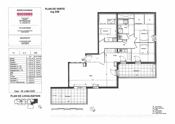 Appartement à vendre 4 pièces - 83 m²