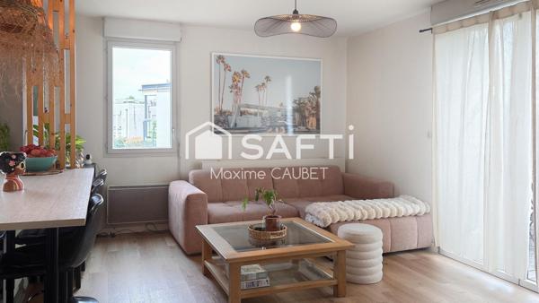 Toulouse T3 63m² Résidence sécurisée Balcon Parking