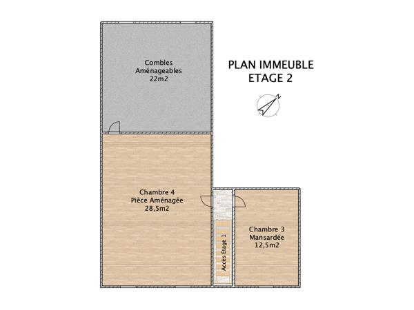 Immeuble 11 pièces - 220 m² Exclusivité efficity