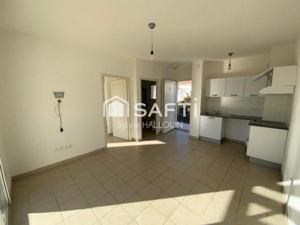 Appt T2 bord de mer avec terrasse, parking privé