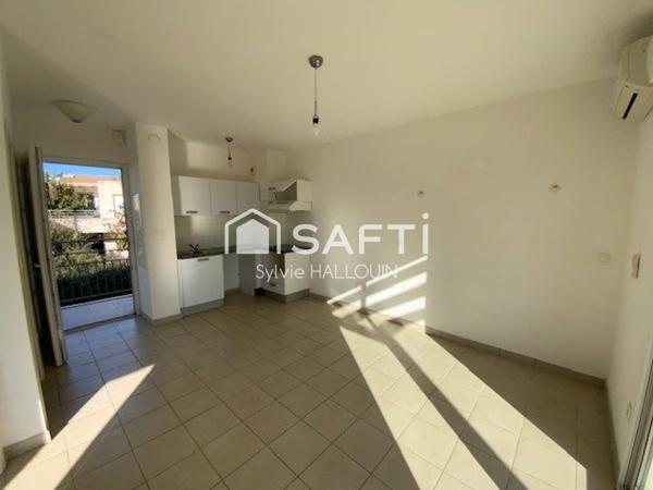 Appt T2 bord de mer avec terrasse, parking privé