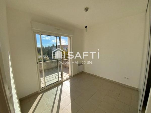 Appt T2 bord de mer avec terrasse, parking privé