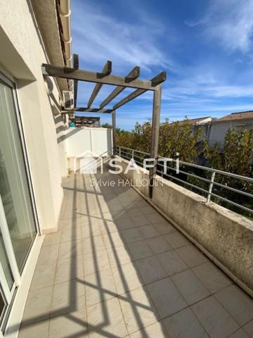 Appt T2 bord de mer avec terrasse, parking privé