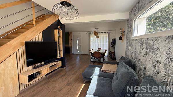 Seulement chez Nestenn ? Maison récente à pied du centre de Pluvigner avec 3 chambres, garage et jardin
