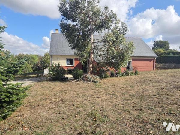 Maison individuelle plain pied 136m² habitables, quatre chambres sur terrain de 1078m²