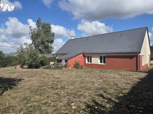 Maison individuelle plain pied 136m² habitables, quatre chambres sur terrain de 1078m²