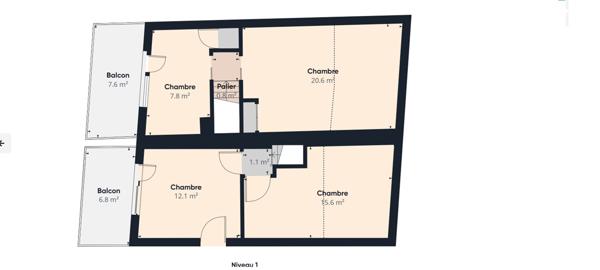 BESSEGES (30160)Appartement  5 pièce(s) 121 m2