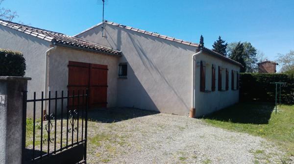 Maison de plain-pied, avec garage et jardin clos Bram (11150)