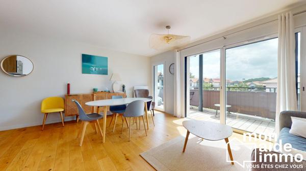 Arcachon Centre – Appartement 3 pièces de 66 m² – Dernier étage, ascenseur, 2 parkings sécurisés